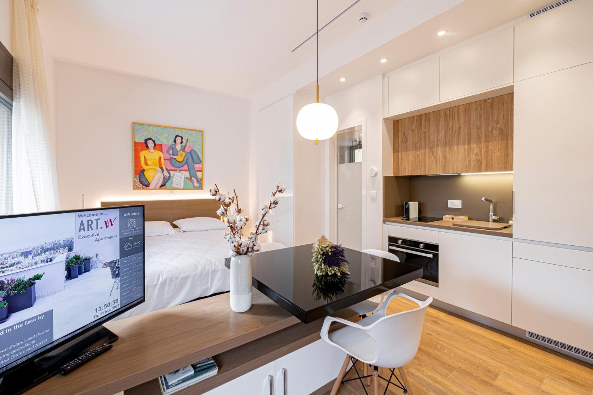 Art-W Executive Apartments Athena Bagian luar foto
